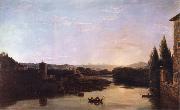 Thomas Cole Blick auf den Arno oil painting on canvas